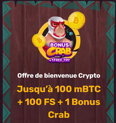 offre bienvenue crypto 5gringos casino