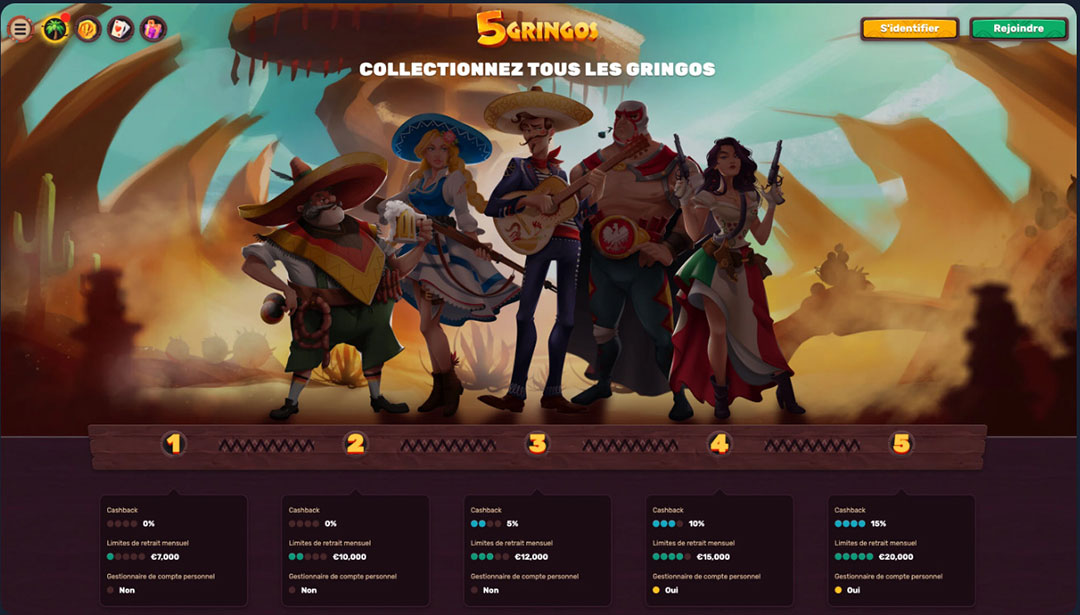 vip 5gringos casino